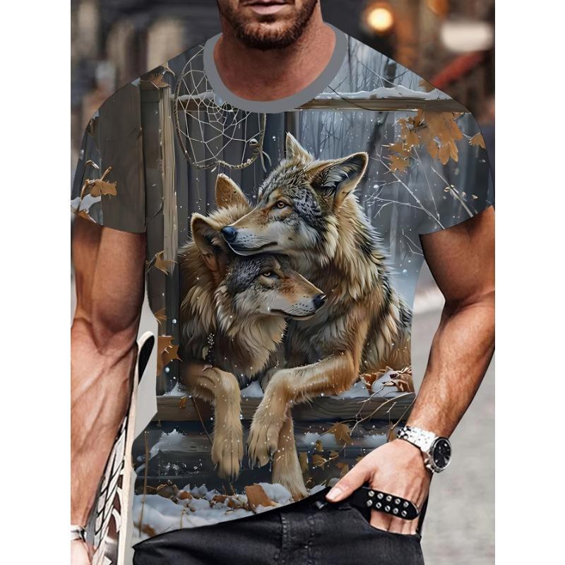 Men s Plus Size 3D Deer Print T-Shirt - Oversized Fit Suitable for Outdoor Sports & Casual Wear, S
Men s Plus Size 3D Deer Print T-Shirt - Oversized Fit Suitable for Outdoor Sports & Casual Wear, S