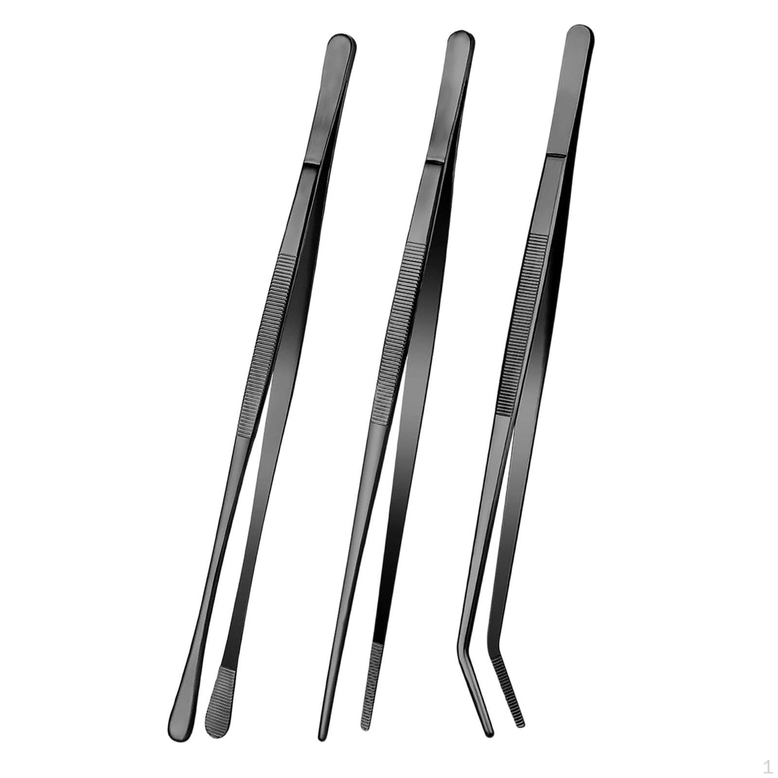 3 Pieces Kitchen Tweezers Tongs, Multipurpose, Food Chef for Toast Grill
3 Pieces Kitchen Tweezers Tongs, Multipurpose, Food Chef for Toast Grill