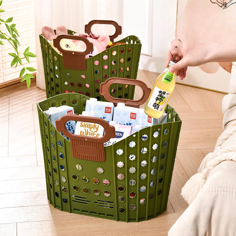 Folding Dirty Clothes Basket, Household Large-capacity Hand-held Clothes Storage Basket, Bathroom Laundry Basket, Toy Bucket Small size, light grey
Folding Dirty Clothes Basket, Household Large-capacity Hand-held Clothes Storage Basket, Bathroom Laundry Basket, Toy Bucket Small size, light grey