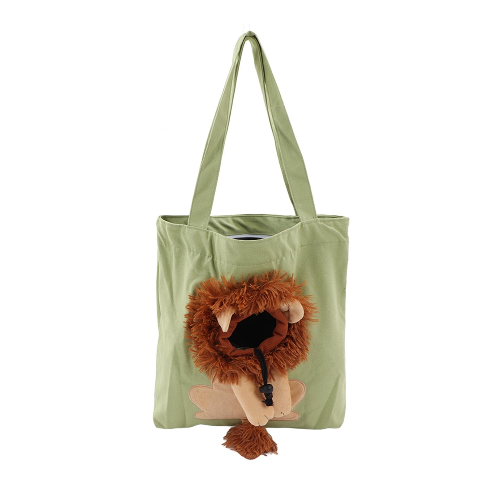 Pet Canvas Bag Cute Lion Shaped Large Capacity Portable Pet Shoulder Carrying Bag for Outdoor Type
Pet Canvas Bag Cute Lion Shaped Large Capacity Portable Pet Shoulder Carrying Bag for Outdoor Type