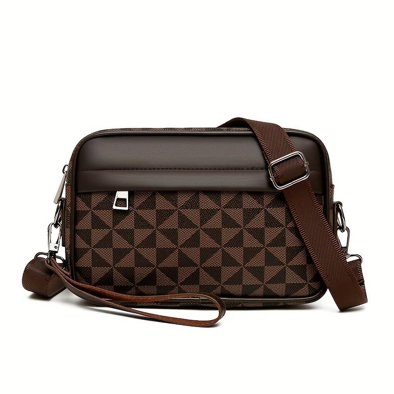 Стильная мужская сумка через плечо из искусственной кожи — универсальная сумка через плечо и клатч, регулируемый ремешок, черная
Стильная мужская сумка через плечо из искусственной кожи — универсальная сумка через плечо и клатч, регулируемый ремешок, черная