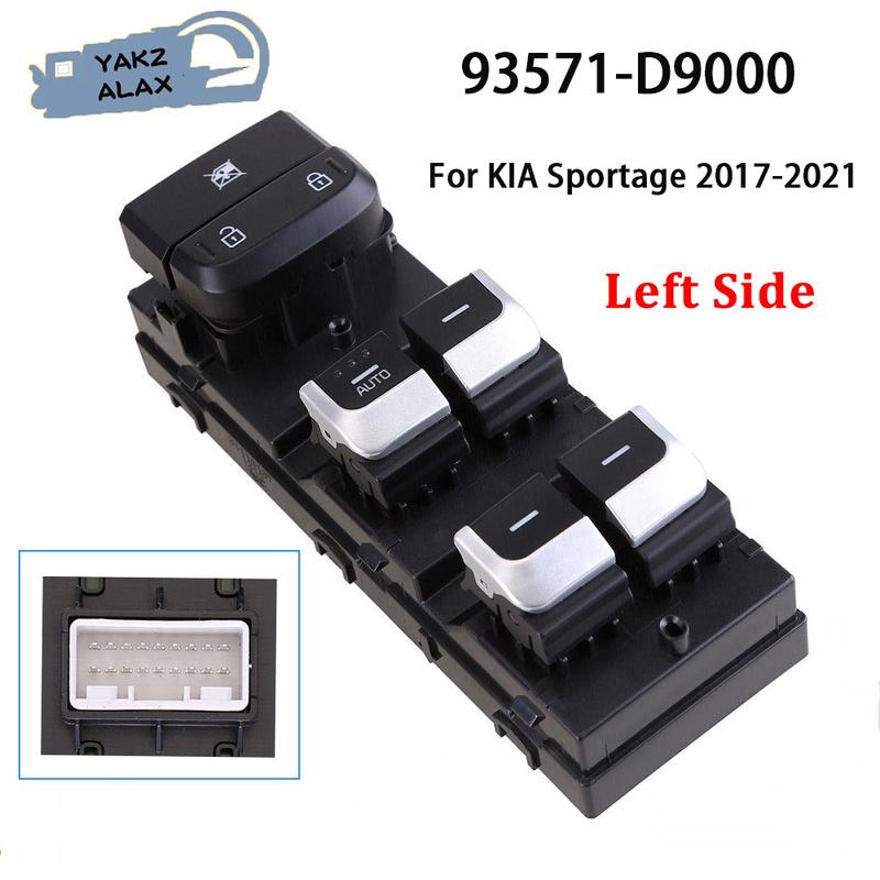 93571-D9000 for KIA Sportage 2017 2018 Front Left Electric Power Window Control Switch Button 93571D9000
93571-D9000 for KIA Sportage 2017 2018 Front Left Electric Power Window Control Switch Button 93571D9000