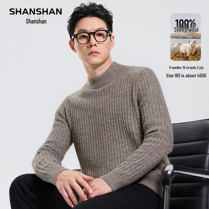 SHANSHAN Men s 100% Pure Wool Round Neck Knit Sweater 2XL
SHANSHAN Men s 100% Pure Wool Round Neck Knit Sweater 2XL
