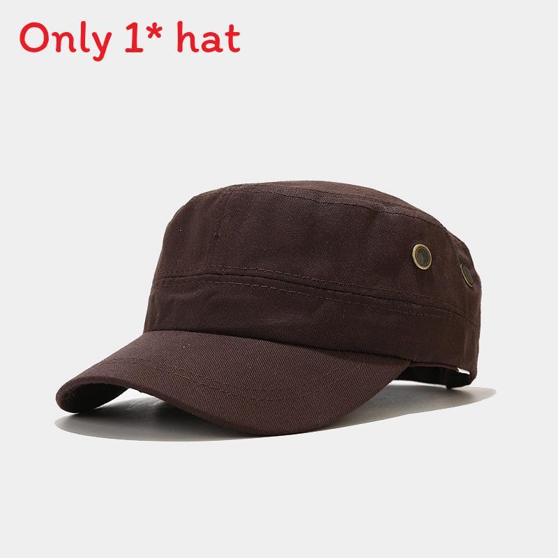 Classic Flat Top Cap For Men Women Breathable Polyester Sunshade Sun Protection коричневий
Classic Flat Top Cap For Men Women Breathable Polyester Sunshade Sun Protection коричневий