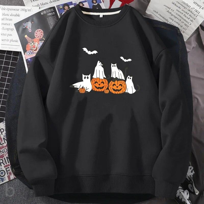 Cat Ghost Halloween Sweatshirt Harajuku Pullover Streetwear Funny Cat Lover Pumkin Halloween Hoodie Autumn Long Sleeve Clothing Unisex
Cat Ghost Halloween Sweatshirt Harajuku Pullover Streetwear Funny Cat Lover Pumkin Halloween Hoodie Autumn Long Sleeve Clothing Unisex