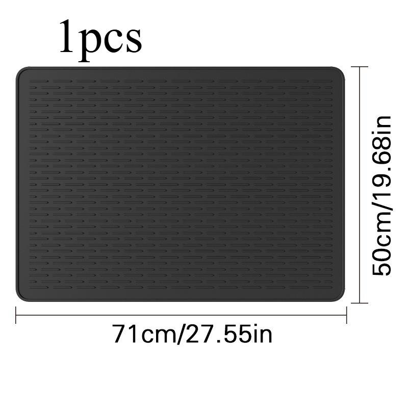 1/2pcs Stove Top Cover Protective Mat Kitchen Silicone Mat Dish Draining Mat Anti-slip Drying Mat Stove Insulation Mat 71x50cm чорний
1/2pcs Stove Top Cover Protective Mat Kitchen Silicone Mat Dish Draining Mat Anti-slip Drying Mat Stove Insulation Mat 71x50cm чорний