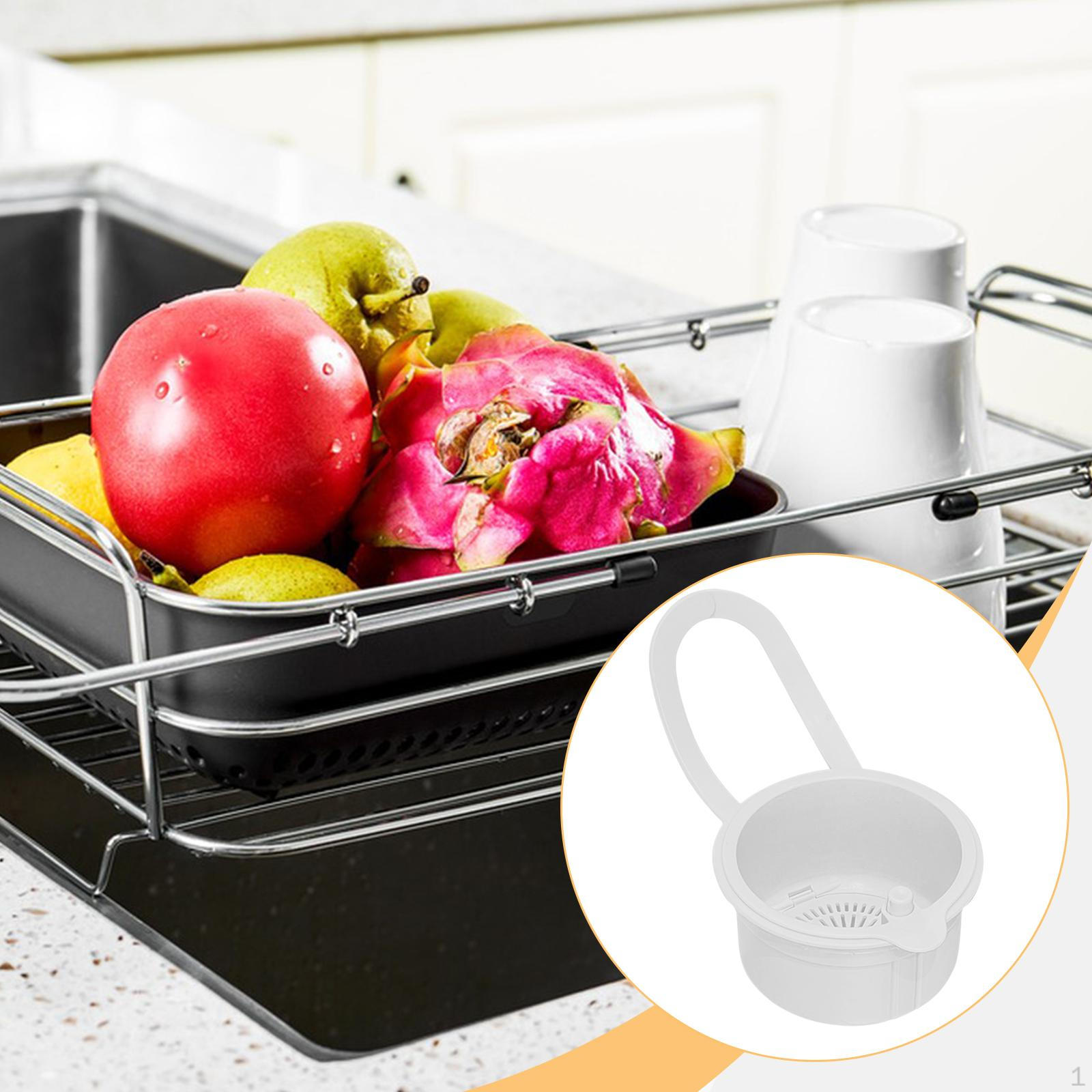 Корзина для слива для кухонной мойки, Сушилка для посуды, Корзина для мытья воды, Подставка для фруктов и белый
Корзина для слива для кухонной мойки, Сушилка для посуды, Корзина для мытья воды, Подставка для фруктов и белый
