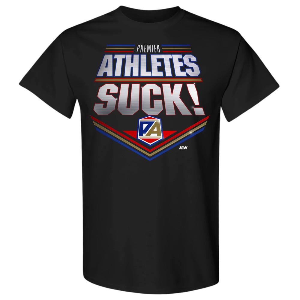 Premier Athletes SUCK AEW Official TShirt Unisex T-Shirt XXL
Premier Athletes SUCK AEW Official TShirt Unisex T-Shirt XXL