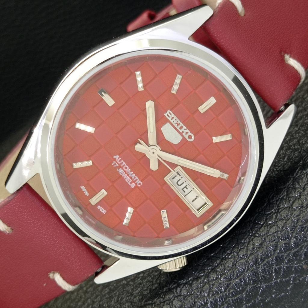 ВОССТАНОВЛЕННЫЕ МУЖСКИЕ ЧАСЫ SEIKO 5 AUTOMATIC, СДЕЛАНО В ЯПОНИИ, КРАСНЫЙ ЦИФЕРБЛАТ, ИЗГОТОВЛЕНЫ НА ЗАКАЗ a440120-2 QV90-a440120
ВОССТАНОВЛЕННЫЕ МУЖСКИЕ ЧАСЫ SEIKO 5 AUTOMATIC, СДЕЛАНО В ЯПОНИИ, КРАСНЫЙ ЦИФЕРБЛАТ, ИЗГОТОВЛЕНЫ НА ЗАКАЗ a440120-2 QV90-a440120