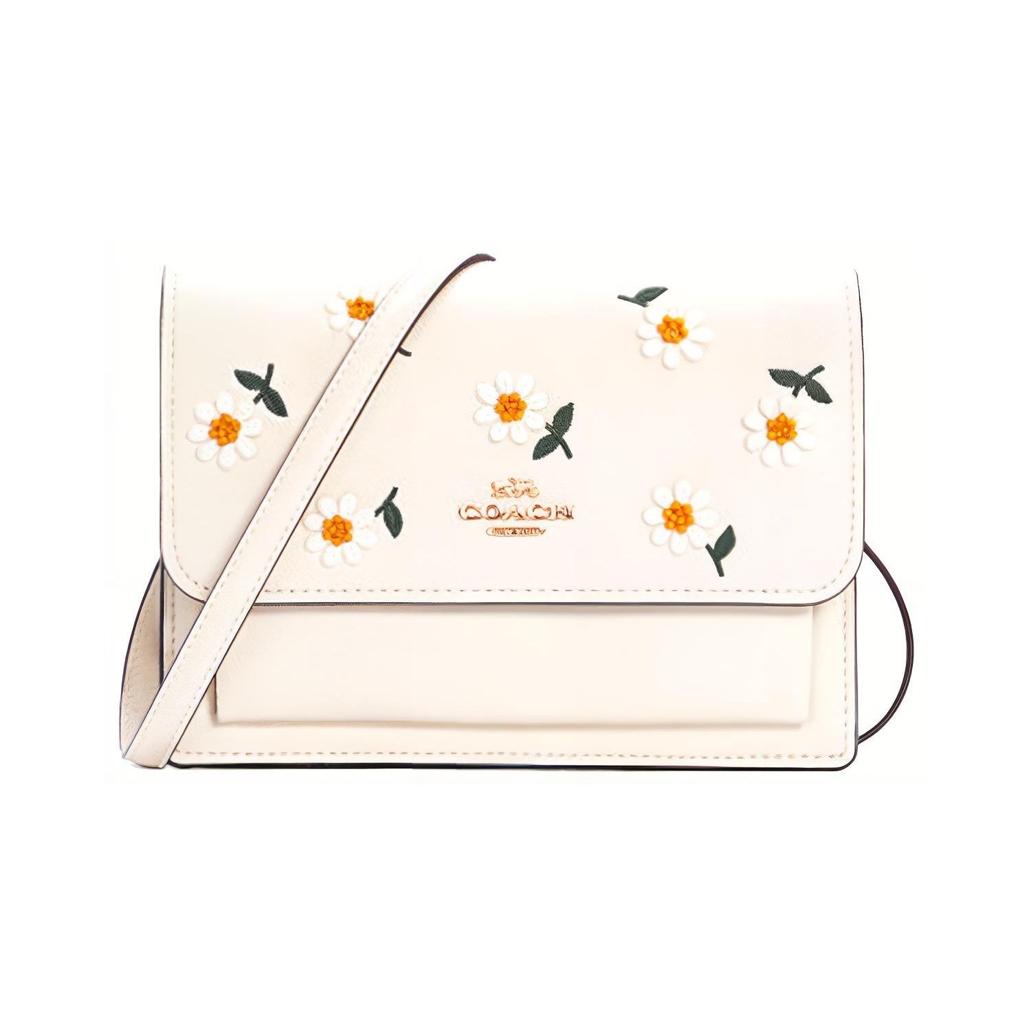 Coach Foldover 18 Daisy Embroidery Leather Waist Bag Women shoulder bag White C3059-IMCAH Basic Set (Bag+Dust Bag)
Coach Foldover 18 Daisy Embroidery Leather Waist Bag Women shoulder bag White C3059-IMCAH Basic Set (Bag+Dust Bag)