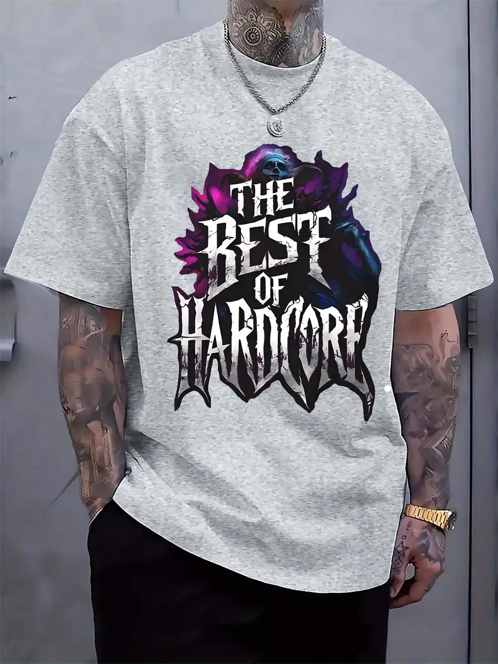 The Best of Hardcore Graphic Print Short Sleeve T-shirt - Bold Purple & Black Regular Fit Casual Tee S
The Best of Hardcore Graphic Print Short Sleeve T-shirt - Bold Purple & Black Regular Fit Casual Tee S