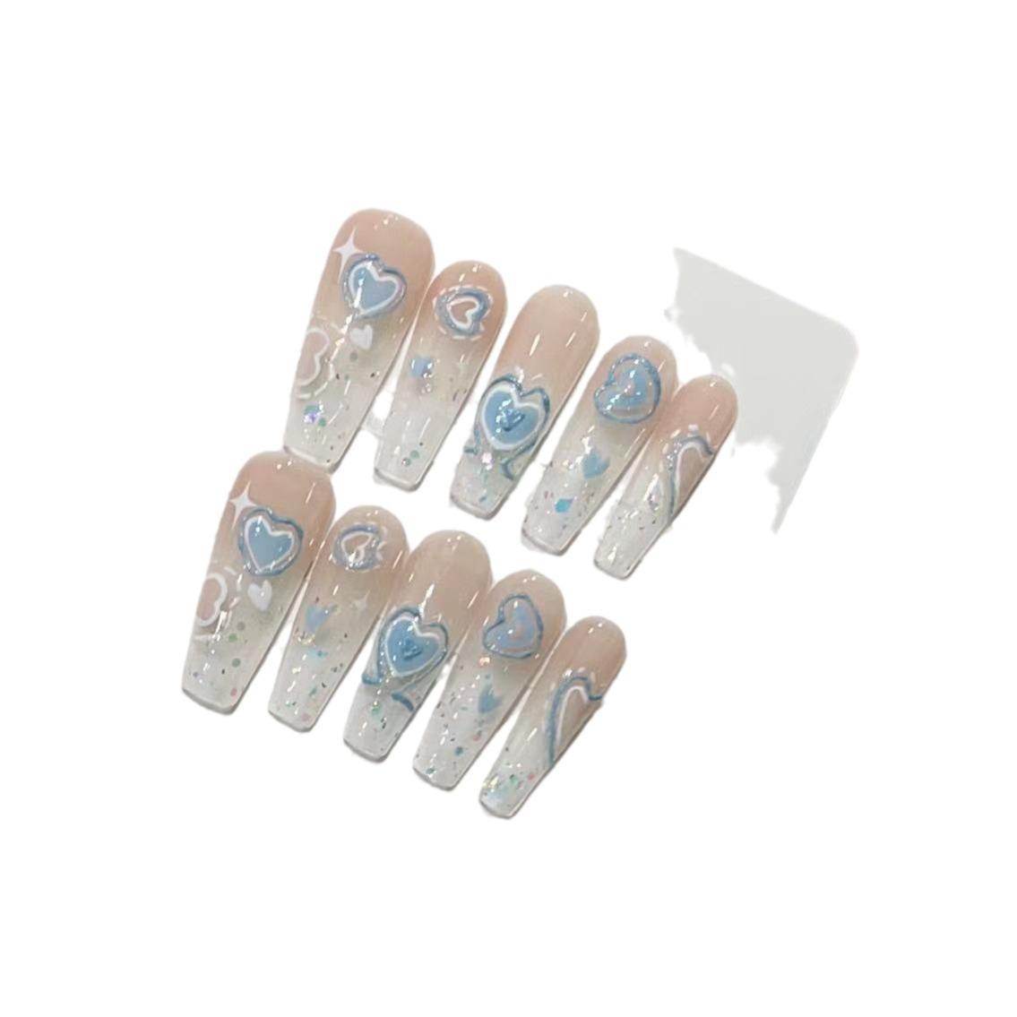 Мятно-морская соль Летний маникюр Ручная работа Высококачественный Расписанный вручную Готовый Свежий Накладные ногти Съемные Large L
Мятно-морская соль Летний маникюр Ручная работа Высококачественный Расписанный вручную Готовый Свежий Накладные ногти Съемные Large L