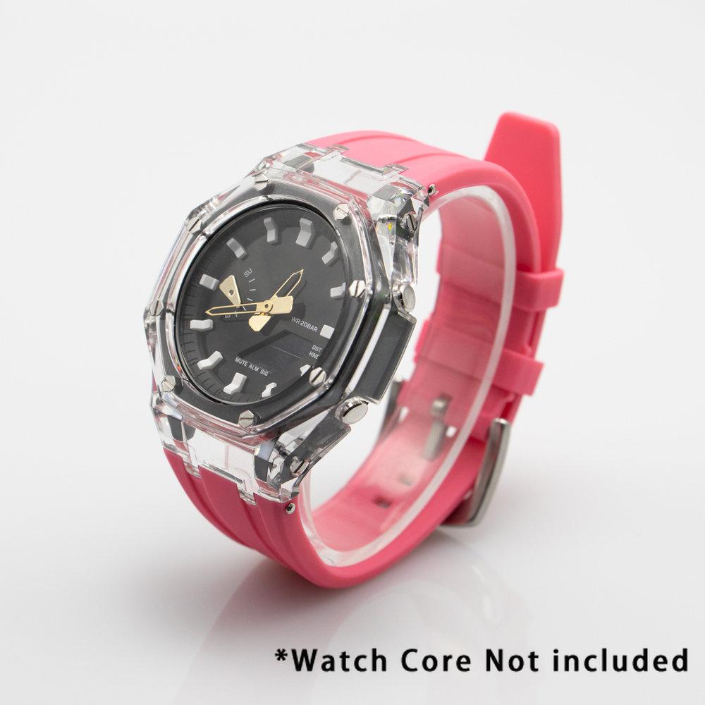 Transparent Modification Kit For Casioak GA2100 GA2110 PC Case For GAB2100 2110 Rubber Strap Cover Replacement Accessories For GA2100 GAB2100
Transparent Modification Kit For Casioak GA2100 GA2110 PC Case For GAB2100 2110 Rubber Strap Cover Replacement Accessories For GA2100 GAB2100