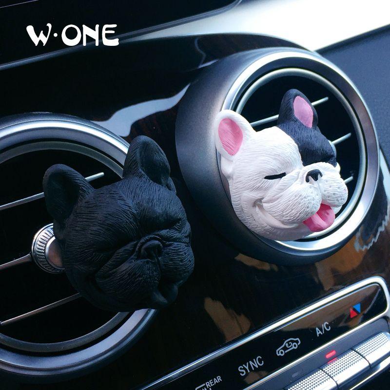 Car Perfume Air Freshener Clip for Car Vent, Fragrance Diffuser Stone, Dog Head Design, French Bulldog Car Interior Decoration Aroma Ornament Black french bulldog
Car Perfume Air Freshener Clip for Car Vent, Fragrance Diffuser Stone, Dog Head Design, French Bulldog Car Interior Decoration Aroma Ornament Black french bulldog