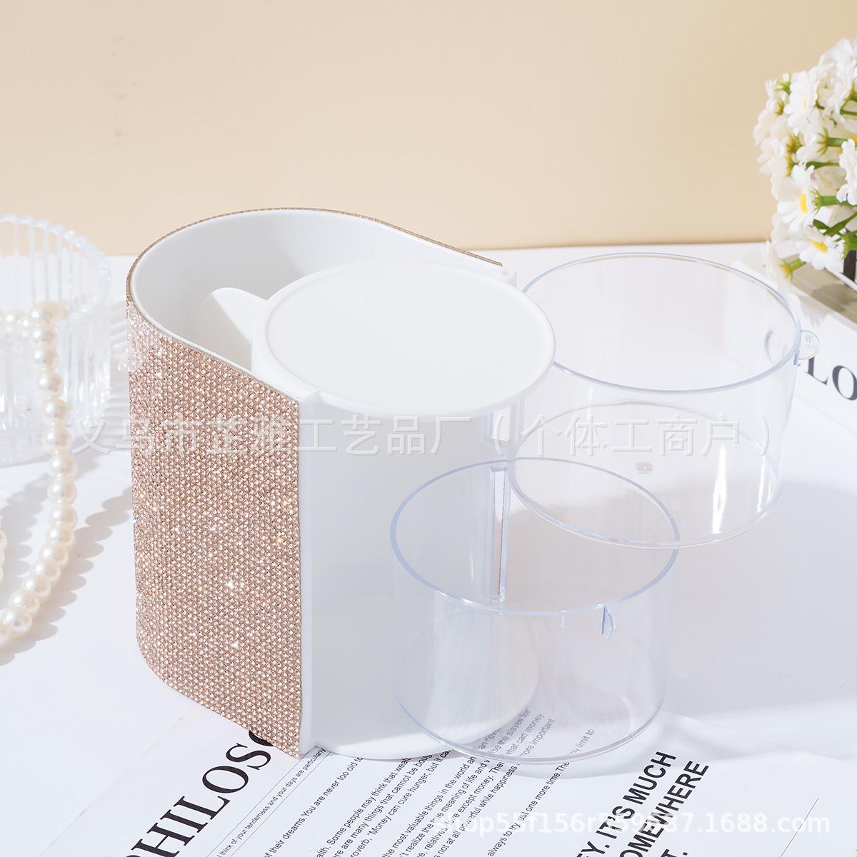 Light luxury style diamond-encrusted storage box, high-end coffee table desktop storage box, multi-function large-capacity cosmetic finishing box
Light luxury style diamond-encrusted storage box, high-end coffee table desktop storage box, multi-function large-capacity cosmetic finishing box