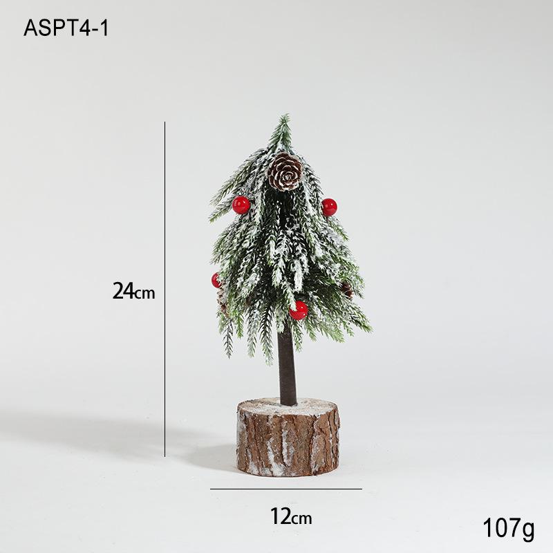 Tabletop Mini Christmas Tree Simulation Snow Frost with Wooden Base Decorations Living Room Home Dining Table Ornament Gifts
Tabletop Mini Christmas Tree Simulation Snow Frost with Wooden Base Decorations Living Room Home Dining Table Ornament Gifts