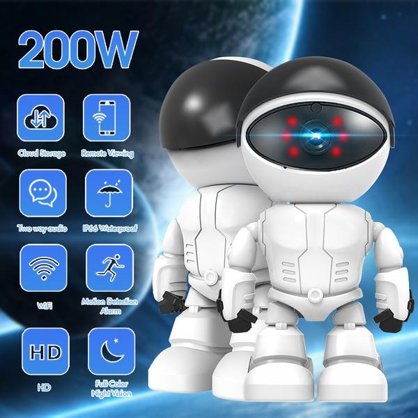 200 Вт Бездротова домашня камера безпеки 1080P IP-камера для приміщень Виявлення руху Автоматичне відстеження Двостороння аудіокамера відеоняні Камера спостереження EU білий
200 Вт Бездротова домашня камера безпеки 1080P IP-камера для приміщень Виявлення руху Автоматичне відстеження Двостороння аудіокамера відеоняні Камера спостереження EU білий