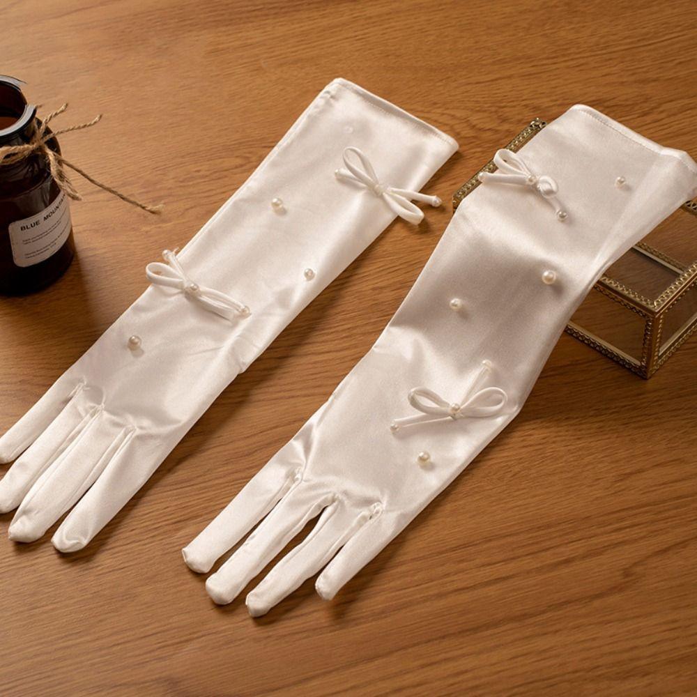 Vintage Wedding Bridal Gloves Lace Long Finger Mittens Fashion Satin Long Gloves Masquerades Party Style6
Vintage Wedding Bridal Gloves Lace Long Finger Mittens Fashion Satin Long Gloves Masquerades Party Style6