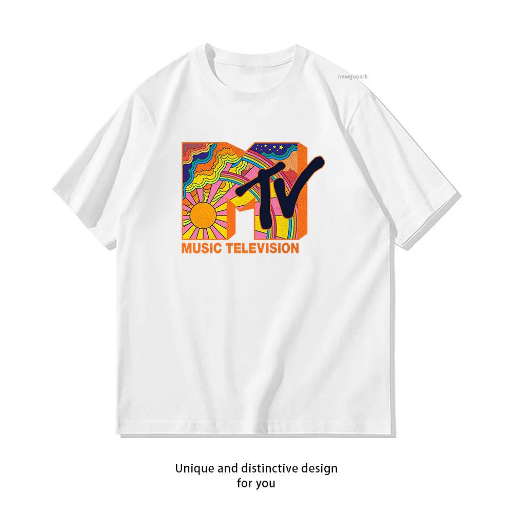MTV Psychedelic Groovy Rainbow Sunset Classic TShirt Women Unisex Casual cotton printed t shirts streetwear tops tee Shortsleev S
MTV Psychedelic Groovy Rainbow Sunset Classic TShirt Women Unisex Casual cotton printed t shirts streetwear tops tee Shortsleev S