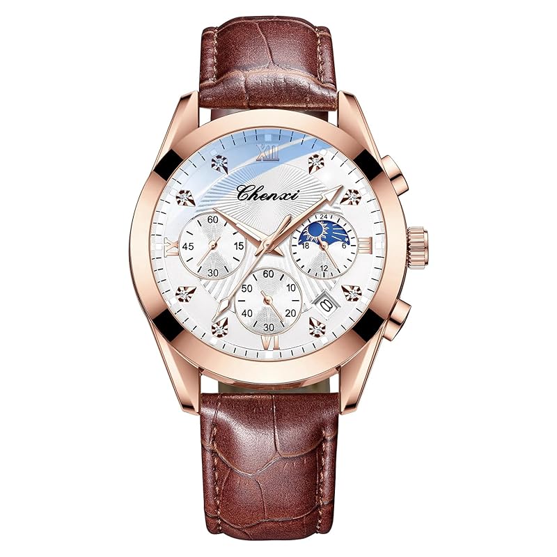 watch men s Fashionable chronograph Clock business waterproof Popularity brand quartz analog clock for men white white, ChenXi-G903
watch men s Fashionable chronograph Clock business waterproof Popularity brand quartz analog clock for men white white, ChenXi-G903