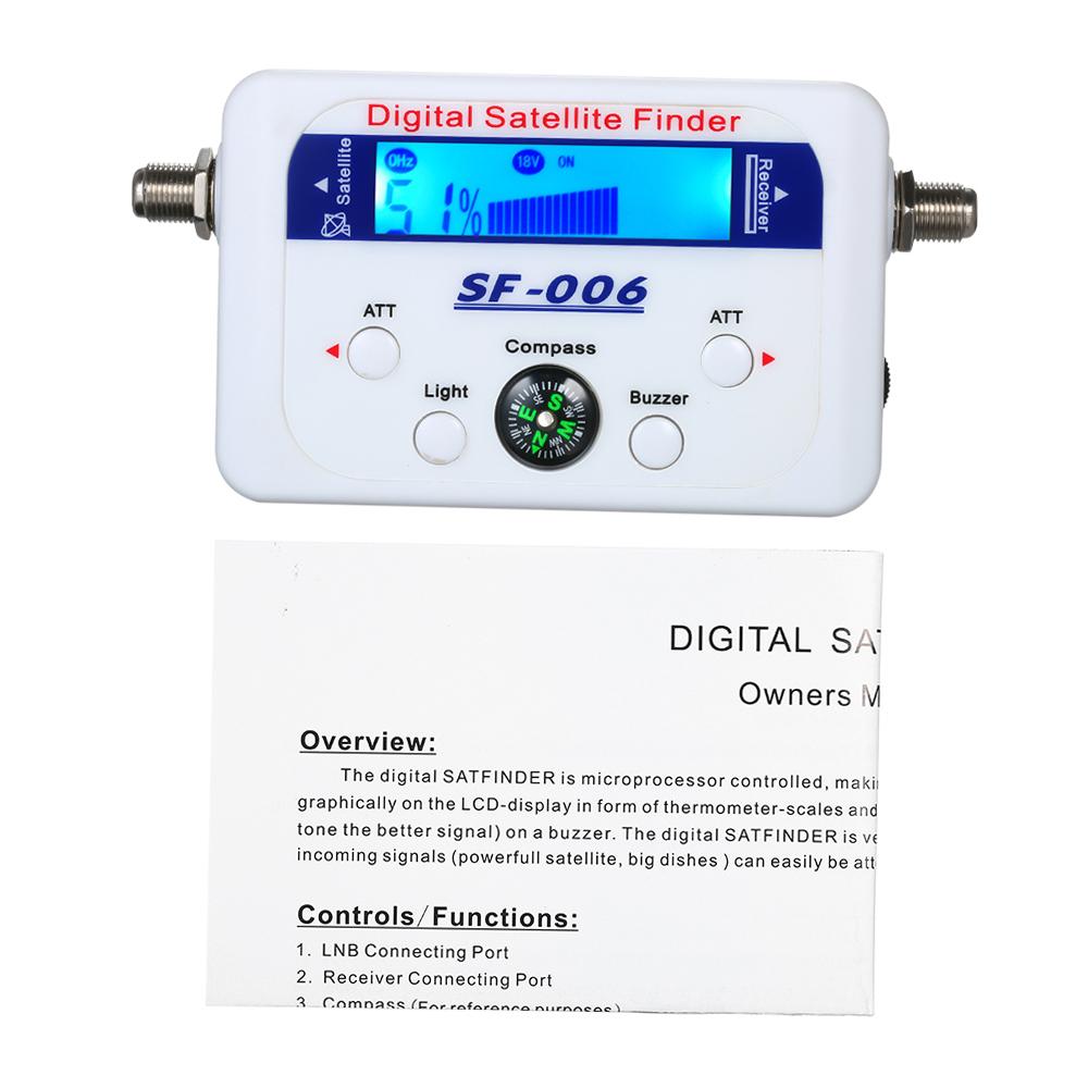Digital Finder Signal Meter Digital Signal Finder Meter with LCD Display Digital Satfinder with
Digital Finder Signal Meter Digital Signal Finder Meter with LCD Display Digital Satfinder with