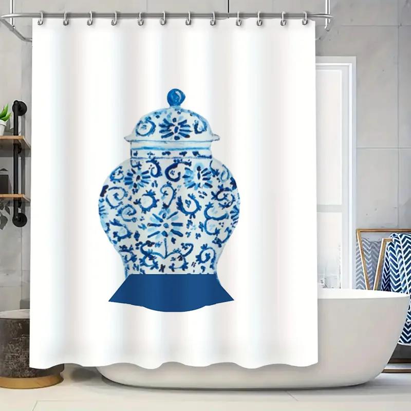 Elegant Blue White Porcelain Pattern Shower Curtain for Home Decoration Bathroom Decorations Extra Long Size 72x84 inches [3 Pac W90XH180cm
Elegant Blue White Porcelain Pattern Shower Curtain for Home Decoration Bathroom Decorations Extra Long Size 72x84 inches [3 Pac W90XH180cm