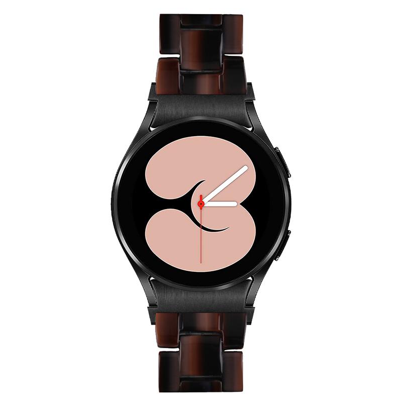 For Samsung Galaxy Watch4 Active 40mm/44mm/Watch4 Classic 42mm/46mm Smart Watch Strap Replacement Resin Wrist Band Dark Brown
For Samsung Galaxy Watch4 Active 40mm/44mm/Watch4 Classic 42mm/46mm Smart Watch Strap Replacement Resin Wrist Band Dark Brown