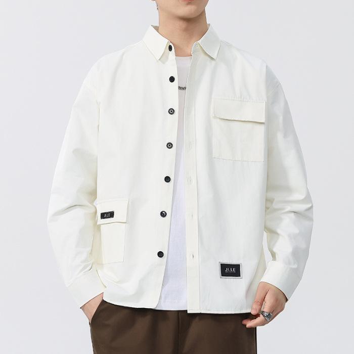 Новая весенняя однотонная рубашка с длинным рукавом, мужская модная повседневная рубашка 3XL
Новая весенняя однотонная рубашка с длинным рукавом, мужская модная повседневная рубашка 3XL