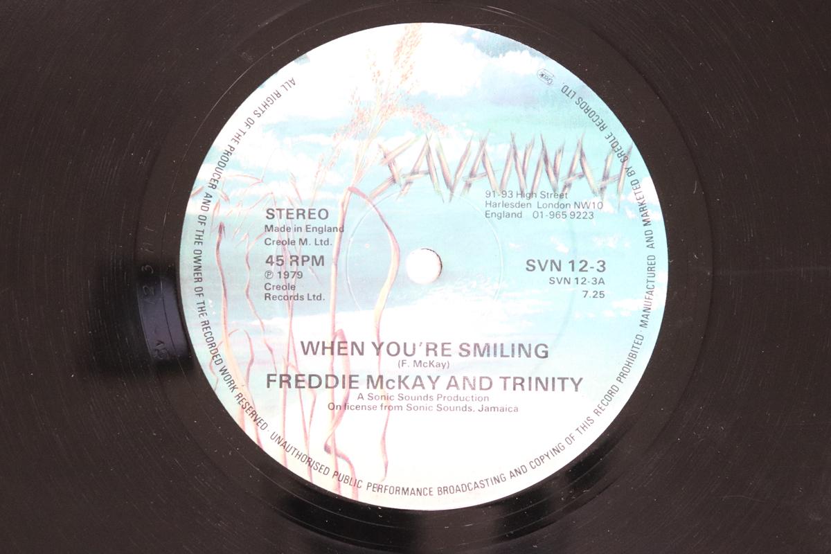 12inch Record FREDDIE MCKAY TRINITY When Youre Smiling Smiling Versi SVN123 SAVANNAH 1979 UK Reggae Ska Dub Used
12inch Record FREDDIE MCKAY TRINITY When Youre Smiling Smiling Versi SVN123 SAVANNAH 1979 UK Reggae Ska Dub Used