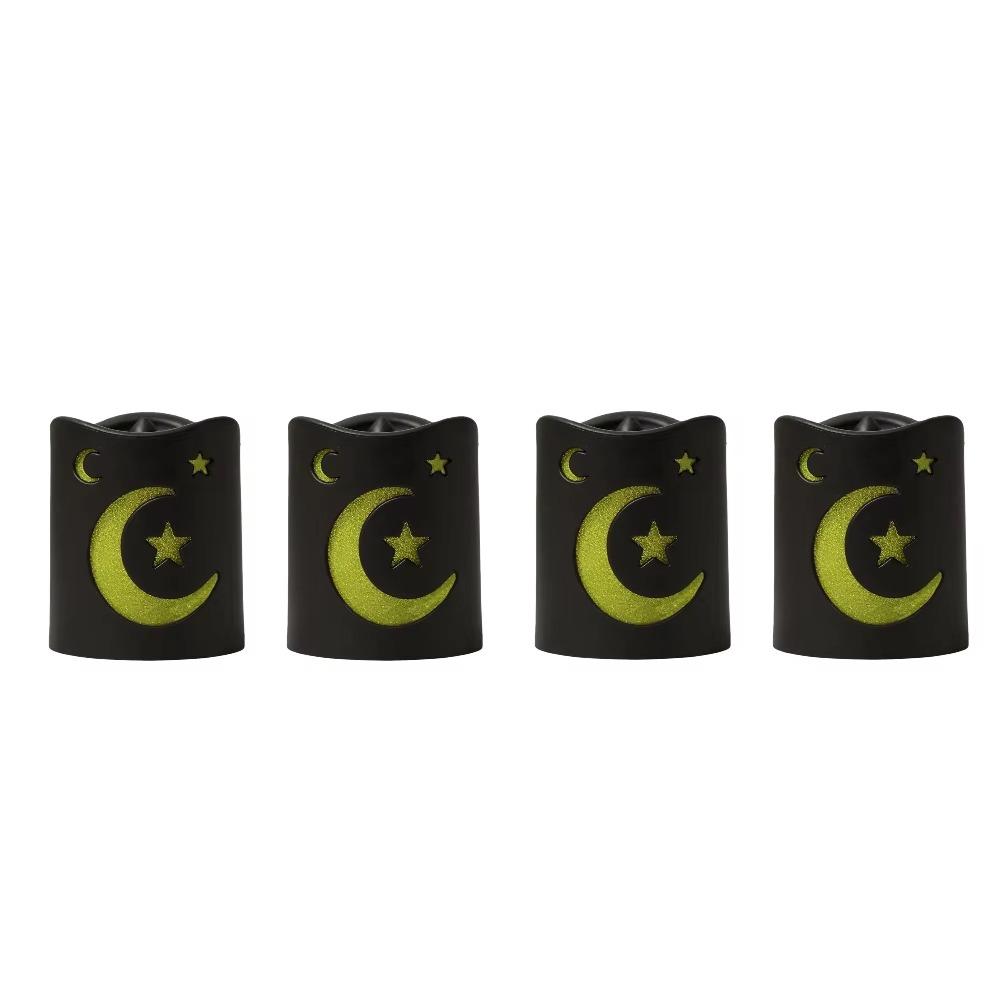 4Pcs Crescent Moon Shape Eid Mubarak Flameless Candles Eid Mubarak Lamp Eid Party Decor Black
4Pcs Crescent Moon Shape Eid Mubarak Flameless Candles Eid Mubarak Lamp Eid Party Decor Black