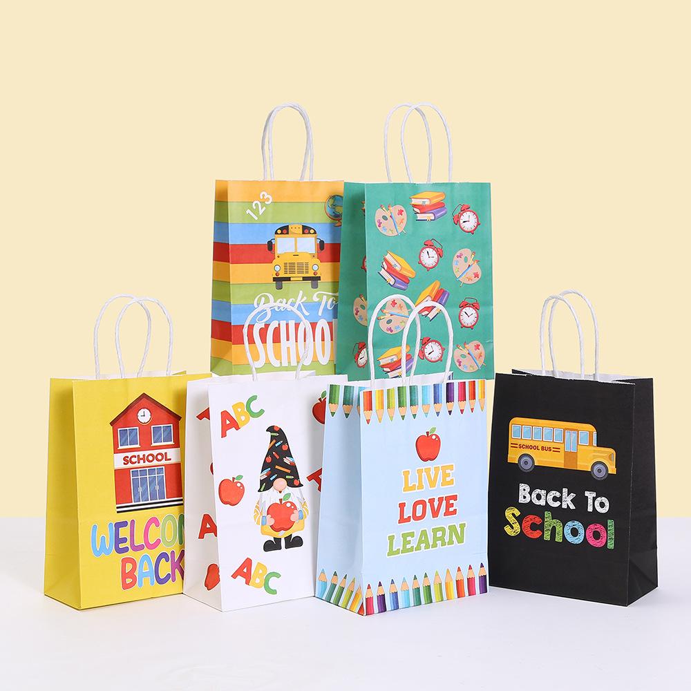 12/30pcs StoBag Back to School Paper Tote Bags Recyclable Gift Bags for Classroom Teacher Party Favors Candy Cookies 30pcs&15x8x21cm
12/30pcs StoBag Back to School Paper Tote Bags Recyclable Gift Bags for Classroom Teacher Party Favors Candy Cookies 30pcs&15x8x21cm