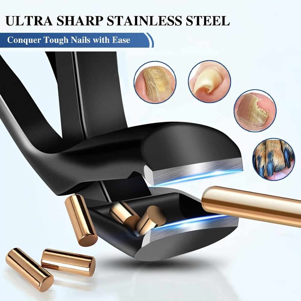 1Pcs Toenail Clippers Wide Jaw Opening Thick Nails Cutter Long Handle Stainless Steel Professional Fingernail Clipper
1Pcs Toenail Clippers Wide Jaw Opening Thick Nails Cutter Long Handle Stainless Steel Professional Fingernail Clipper