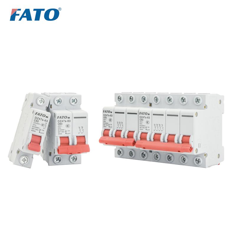 FATO MCB AC 1/2/3/4-полюсный мини-выключатель при короткой перегрузке 230 В-415 В 4,5 КА, отключающая способность, крепление на DIN-рейку 10 А, 16 А, 20 А, 25 А, 32 А, 40 А
FATO MCB AC 1/2/3/4-полюсный мини-выключатель при короткой перегрузке 230 В-415 В 4,5 КА, отключающая способность, крепление на DIN-рейку 10 А, 16 А, 20 А, 25 А, 32 А, 40 А
