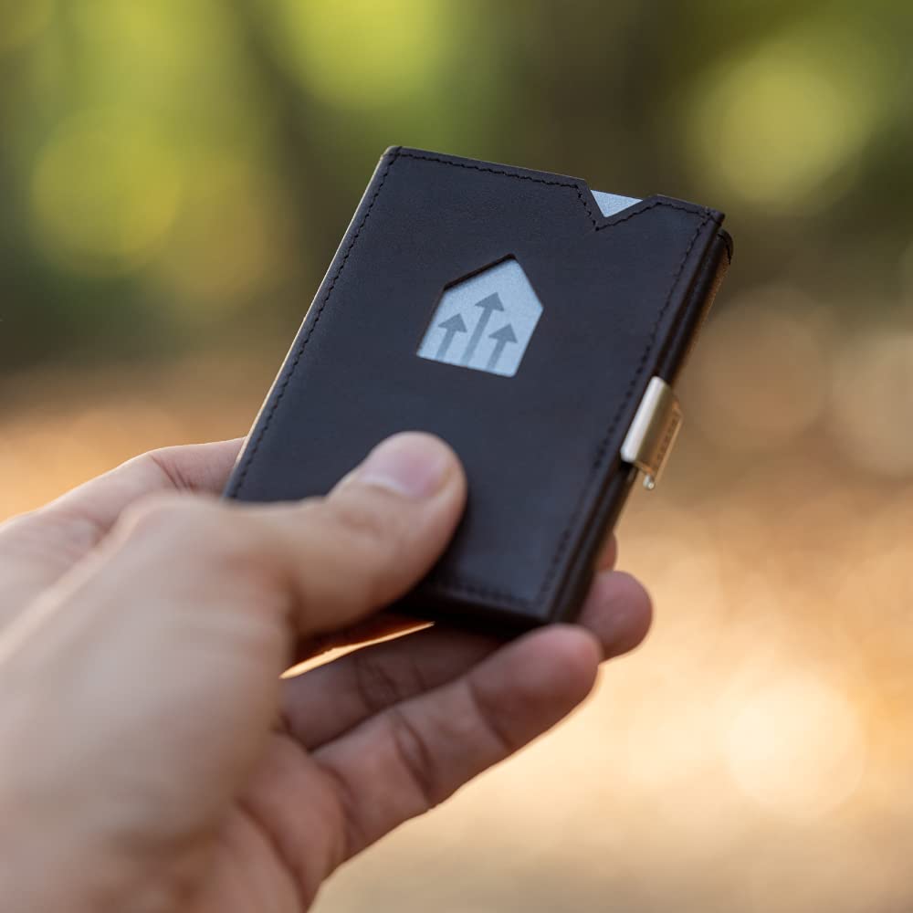 EXENTRI Wallet EX002 Натуральна шкіра Коричневий Компактний трискладний гаманець Міні-гаманець із блокуванням RFID коричневий
EXENTRI Wallet EX002 Натуральна шкіра Коричневий Компактний трискладний гаманець Міні-гаманець із блокуванням RFID коричневий