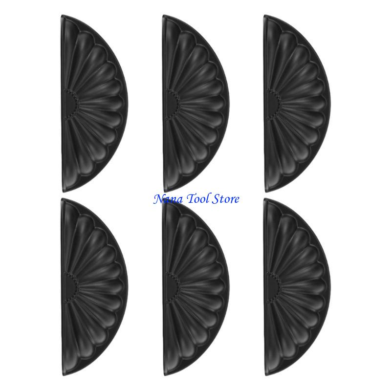 31GJ 6Pcs Cabinet Pull Zinc Alloy Dressers Knob Shell Drawer Door Pulls Handles Kitchen Bedroom Furniture Hardware чорний
31GJ 6Pcs Cabinet Pull Zinc Alloy Dressers Knob Shell Drawer Door Pulls Handles Kitchen Bedroom Furniture Hardware чорний