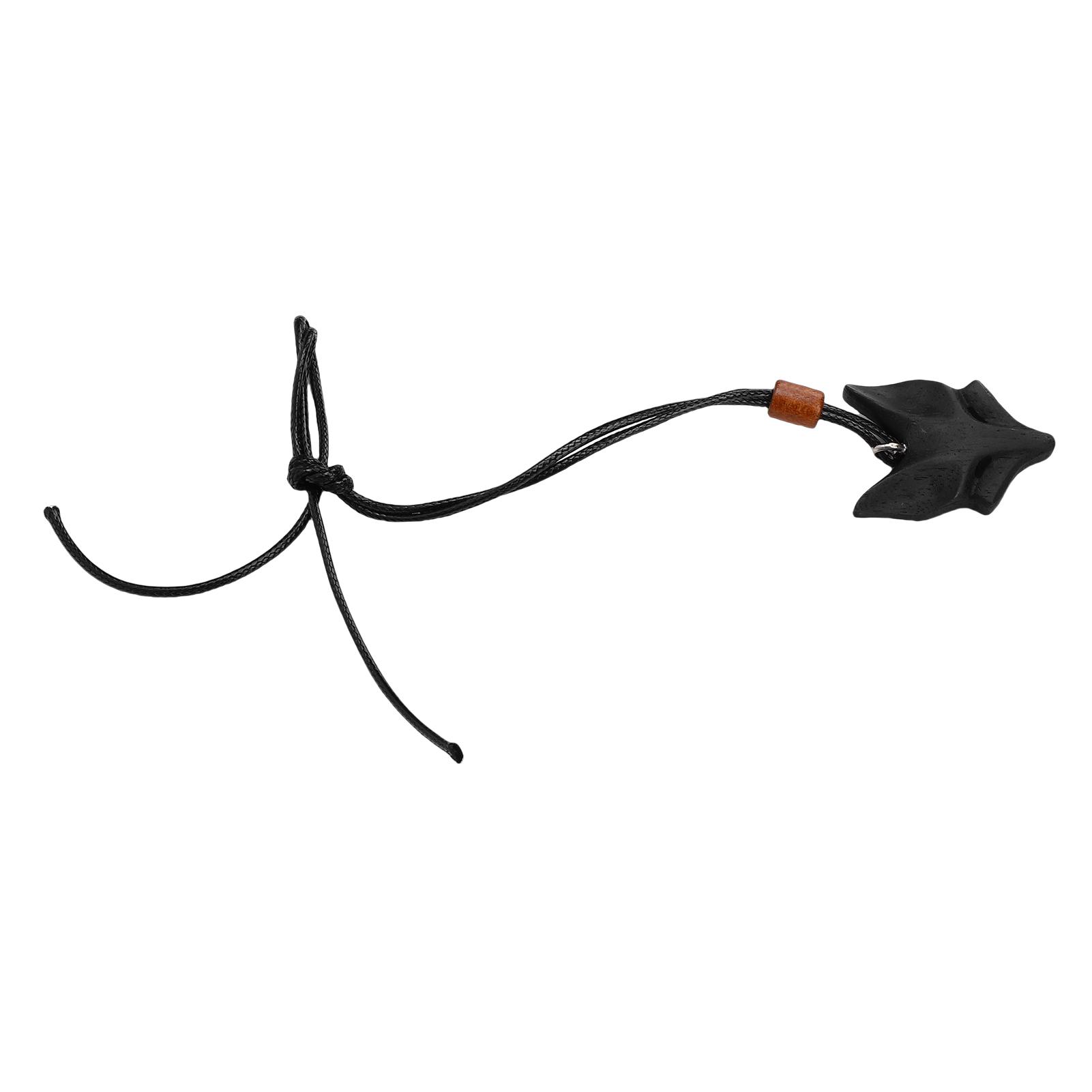 Pendant Necklace Length PU Leather Cord Wooden Black Pendant Necklace
Pendant Necklace Length PU Leather Cord Wooden Black Pendant Necklace