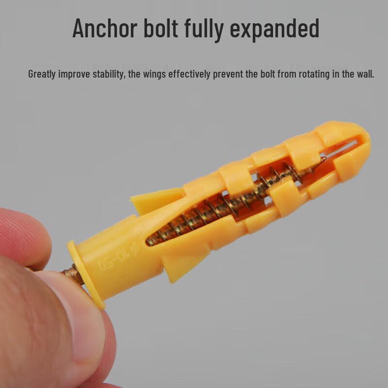 10mm Yellow Expansion Anchor & Self-Tapping Screw Kit
10mm Yellow Expansion Anchor & Self-Tapping Screw Kit