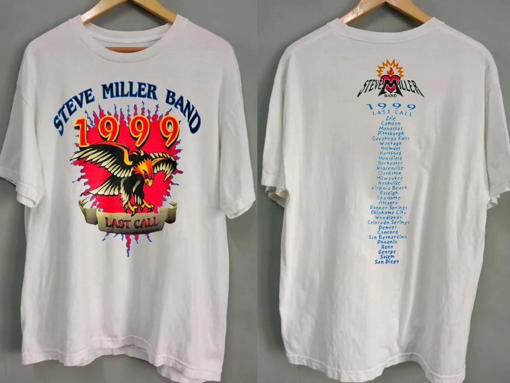 1999 Steve Miller Band Last Call Tour Concert T Shirt, Rock Concert Shirt 2XL
1999 Steve Miller Band Last Call Tour Concert T Shirt, Rock Concert Shirt 2XL