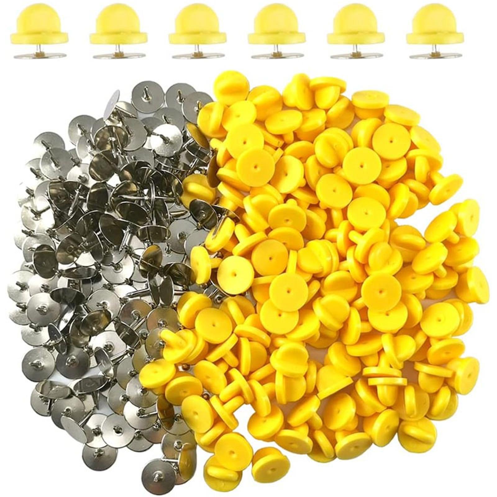 100 комплектов основ для значков, гвоздиков для галстука, пустых значков с застежками-иголками для застежки-бабочки, фиксирующая застежка для значка, поделки One Size жёлтый
100 комплектов основ для значков, гвоздиков для галстука, пустых значков с застежками-иголками для застежки-бабочки, фиксирующая застежка для значка, поделки One Size жёлтый