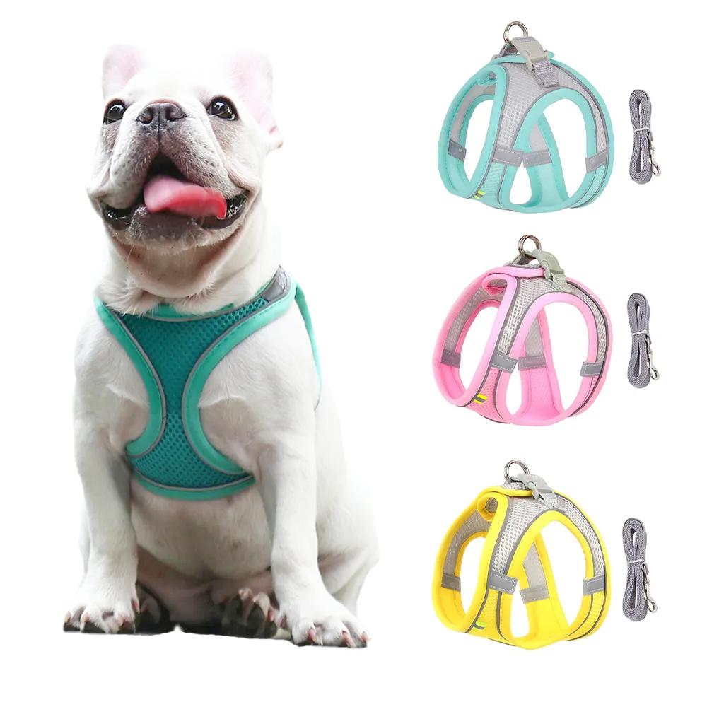 Reflective Dogs Vest Harness with Leash Breathable Pet Chest Strap for French Bulldog Harnesses for Small Dogs Cats Puppy Collar
Reflective Dogs Vest Harness with Leash Breathable Pet Chest Strap for French Bulldog Harnesses for Small Dogs Cats Puppy Collar