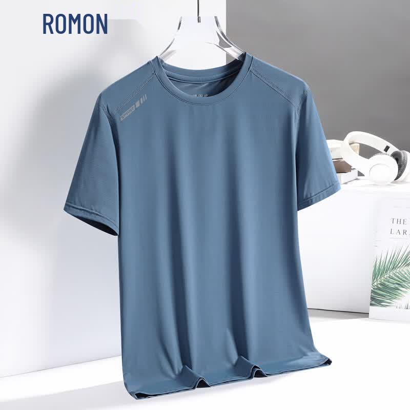 ROMON Men s Ice Silk Quick-Dry Breathable Plus Size T-Shirt XL
ROMON Men s Ice Silk Quick-Dry Breathable Plus Size T-Shirt XL