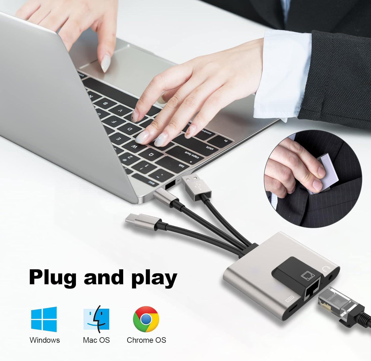 NK-1056S iP/USB-A/Type-C 3-in-1 Ethernet Adapter with 3.5mm Audio Jack for Windows/Mac OS/Phone/Pad As Shown A
NK-1056S iP/USB-A/Type-C 3-in-1 Ethernet Adapter with 3.5mm Audio Jack for Windows/Mac OS/Phone/Pad As Shown A