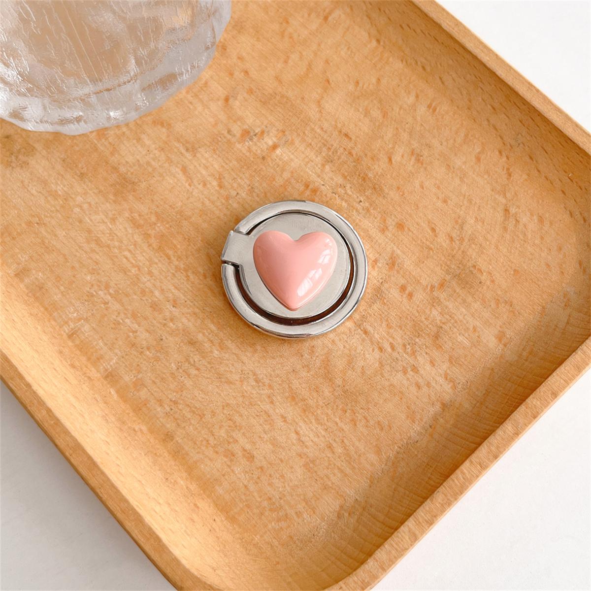 Korean Cute Candy Color Love Heart Universal Phone Bracket Metal Decompression Finger Buckle Ring Phone Ring Buckle Bracket
Korean Cute Candy Color Love Heart Universal Phone Bracket Metal Decompression Finger Buckle Ring Phone Ring Buckle Bracket