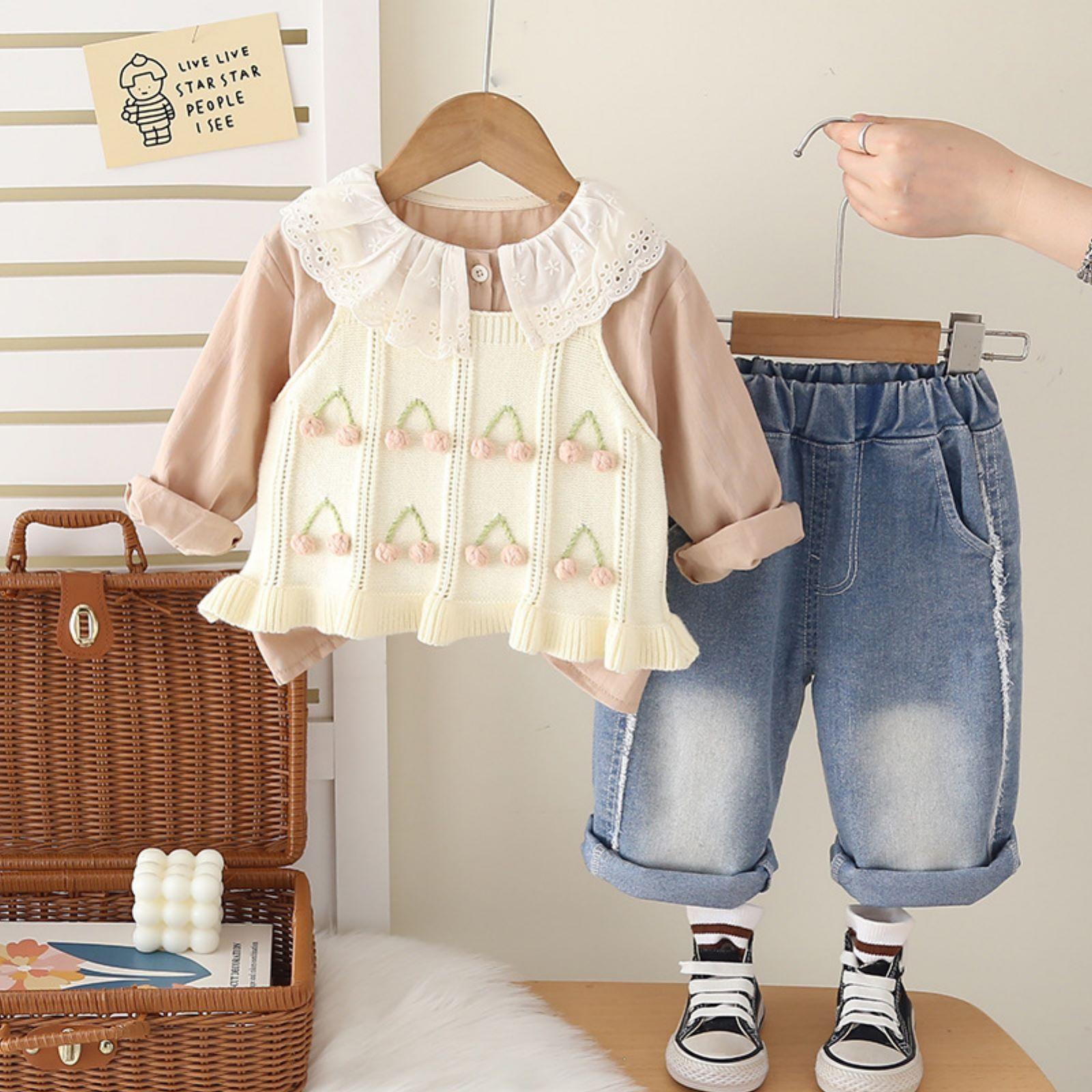 Детский повседневный комплект с длинным рукавом, удобные наряды для повседневной носки 90 белый
Детский повседневный комплект с длинным рукавом, удобные наряды для повседневной носки 90 белый