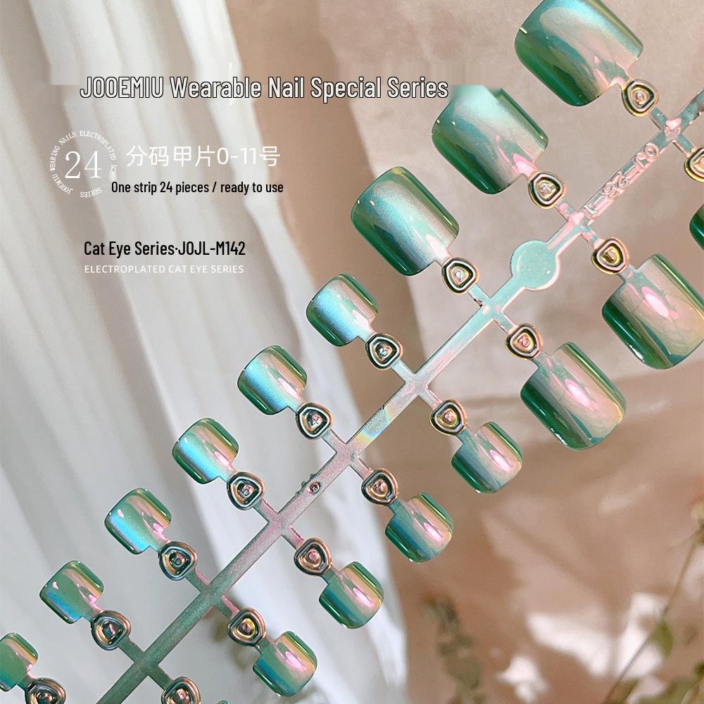 Kikyō Cat Eye Glass Bead Toenail Tips: Pre-made, Removable, Semi-finished, Wearable Nail Tips 142
Kikyō Cat Eye Glass Bead Toenail Tips: Pre-made, Removable, Semi-finished, Wearable Nail Tips 142