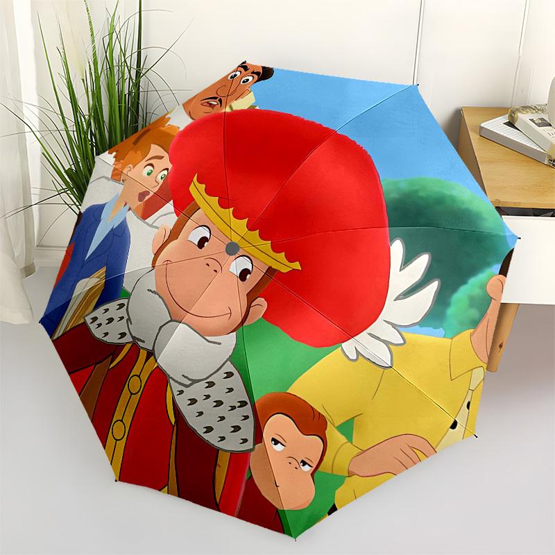 Curious George, Adventure Automatic Opening and Closing, 8 rib Structure Portable Umbrella, Suitable for Men and Women in All Seasons Perfe
Curious George, Adventure Automatic Opening and Closing, 8 rib Structure Portable Umbrella, Suitable for Men and Women in All Seasons Perfe