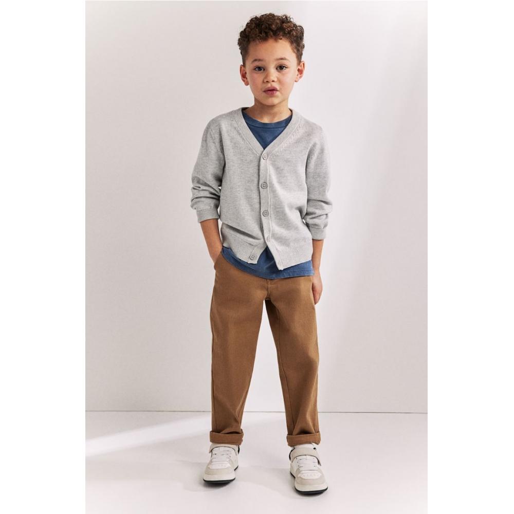 H M Cotton fine knit cardigan light grey melange
H M Cotton fine knit cardigan light grey melange