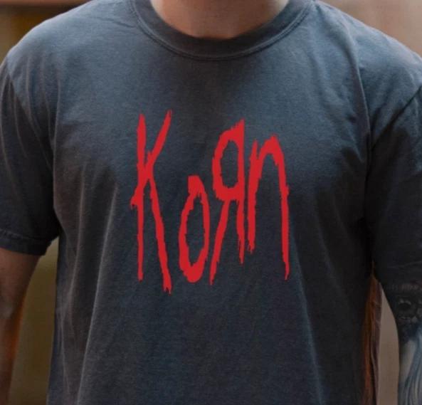 Korn Classic Logo T-Shirt Nu Metal Rock Band on Vintage Black Comfort Colors Tee 4XL
Korn Classic Logo T-Shirt Nu Metal Rock Band on Vintage Black Comfort Colors Tee 4XL