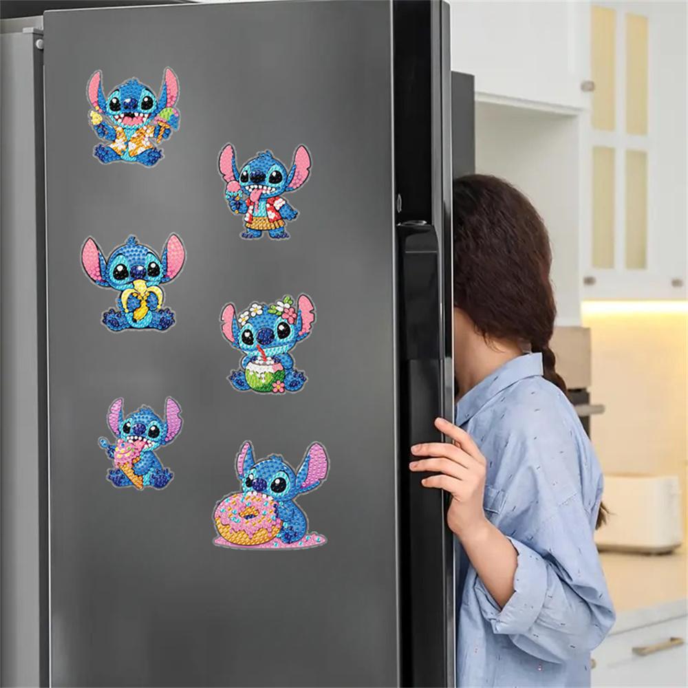 6pcs/Set Stitch Eating Diamond Painting Magnets for Refrigerator Diamond Art Fridge Magnets for Adults Diamond Art Refrigerator Magnets Kits
6pcs/Set Stitch Eating Diamond Painting Magnets for Refrigerator Diamond Art Fridge Magnets for Adults Diamond Art Refrigerator Magnets Kits