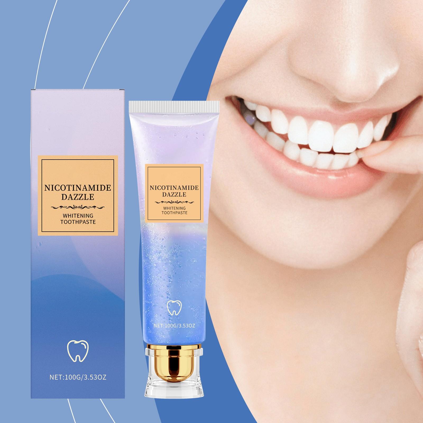 Whitening Toothpaste Nicotinamide Dazzling Whitening Toothpaste, Nicotinamide Toothpaste Fresh Breath Toothpaste, Dazzling Toothpaste 100g One Size
Whitening Toothpaste Nicotinamide Dazzling Whitening Toothpaste, Nicotinamide Toothpaste Fresh Breath Toothpaste, Dazzling Toothpaste 100g One Size